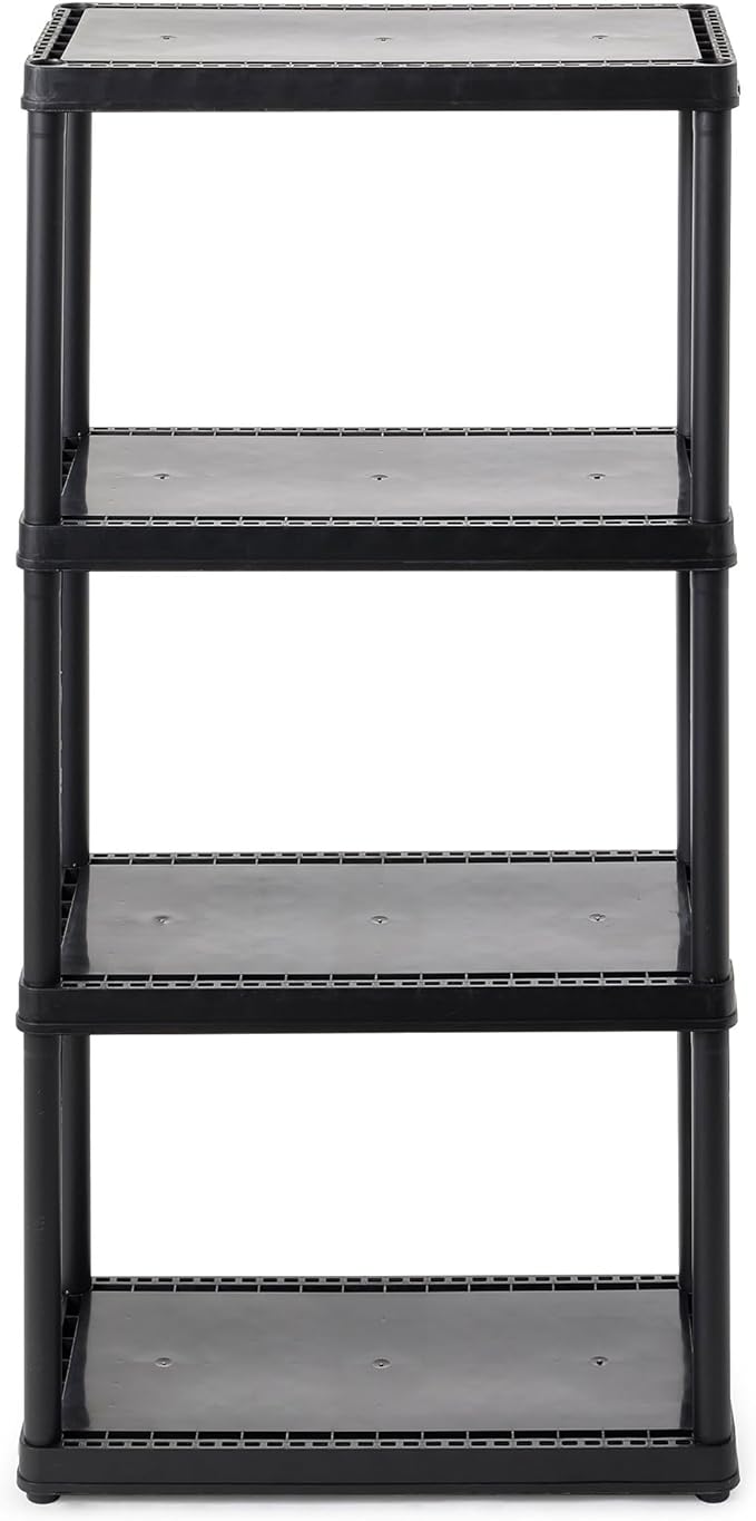 Gracious Living 4 Shelf Fixed Height Storage Unit