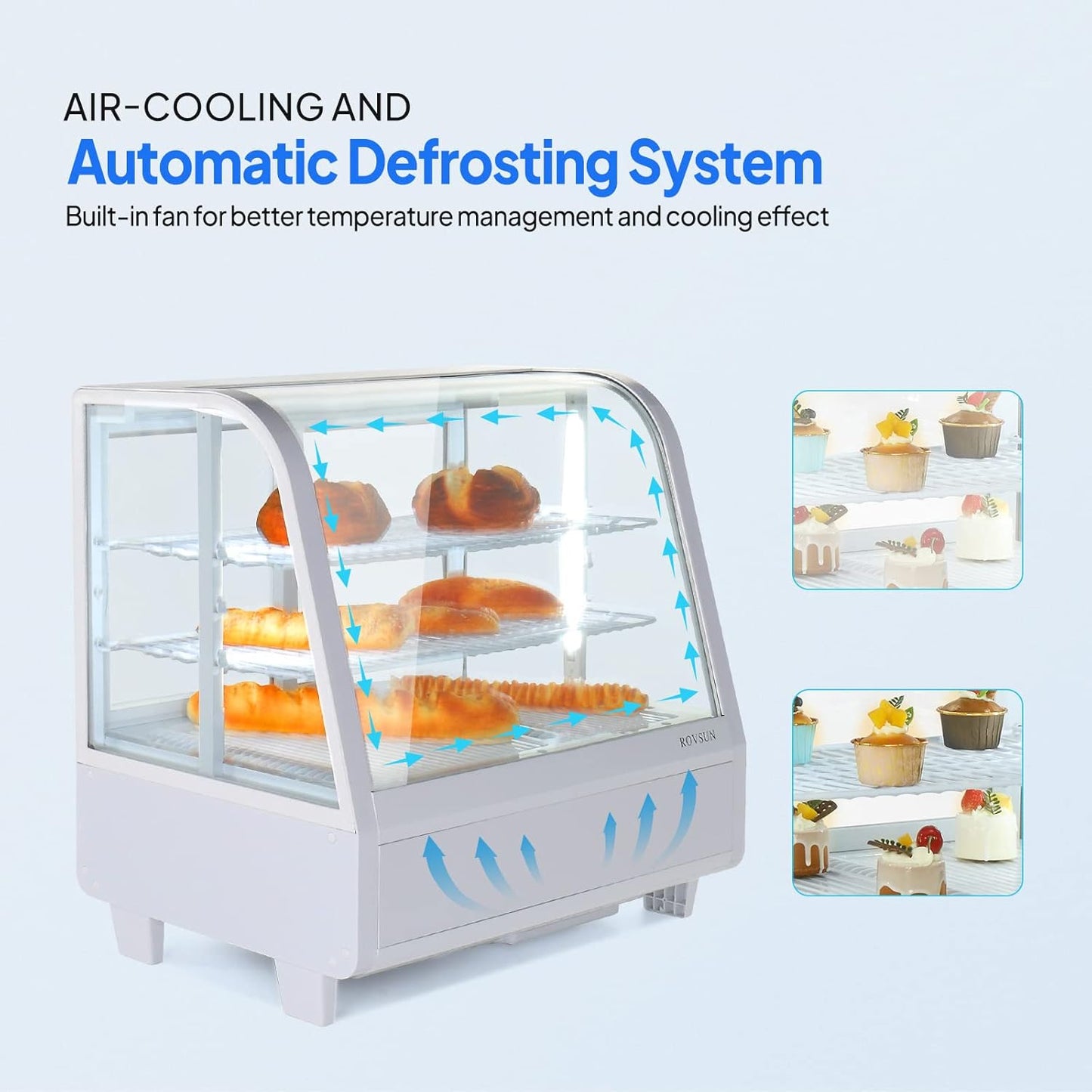 3.5 Cu.Ft Refrigerated Display Case