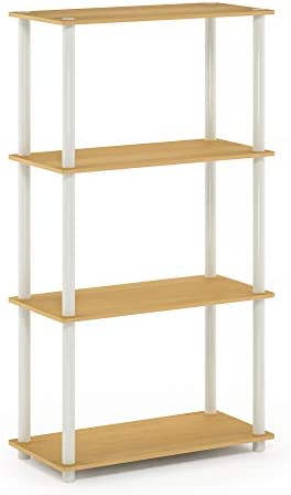 Furinno Turn-N-Tube 4-Tier Multipurpose Shelf Display Rack