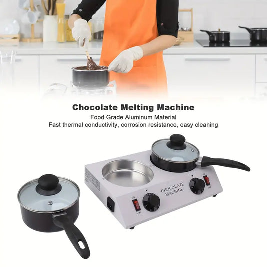 2 Tanks Chocolate Melting Machine