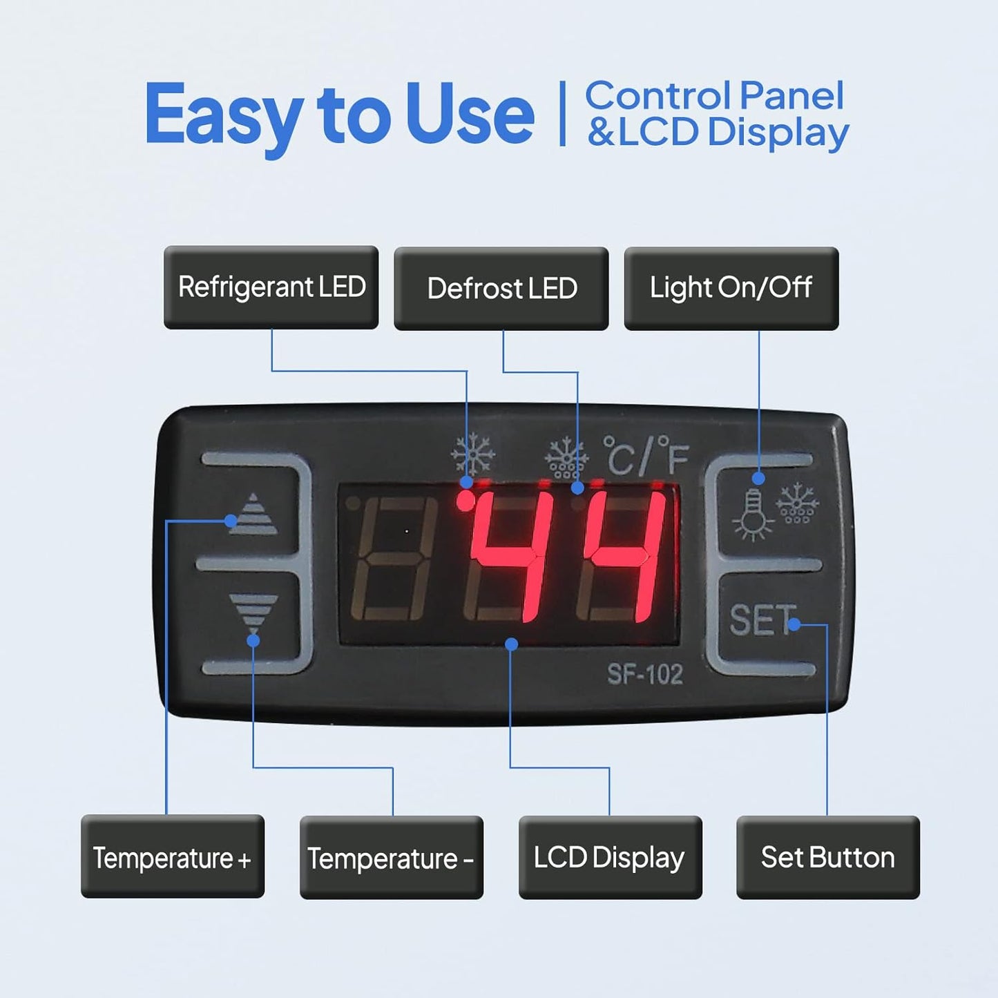 3.5 Cu.Ft Refrigerated Display Case