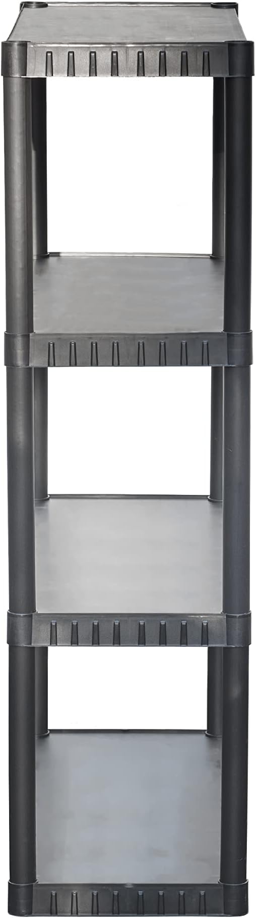 BLACK+DECKER 4-Tier Medium Duty Solid Storage Shelf