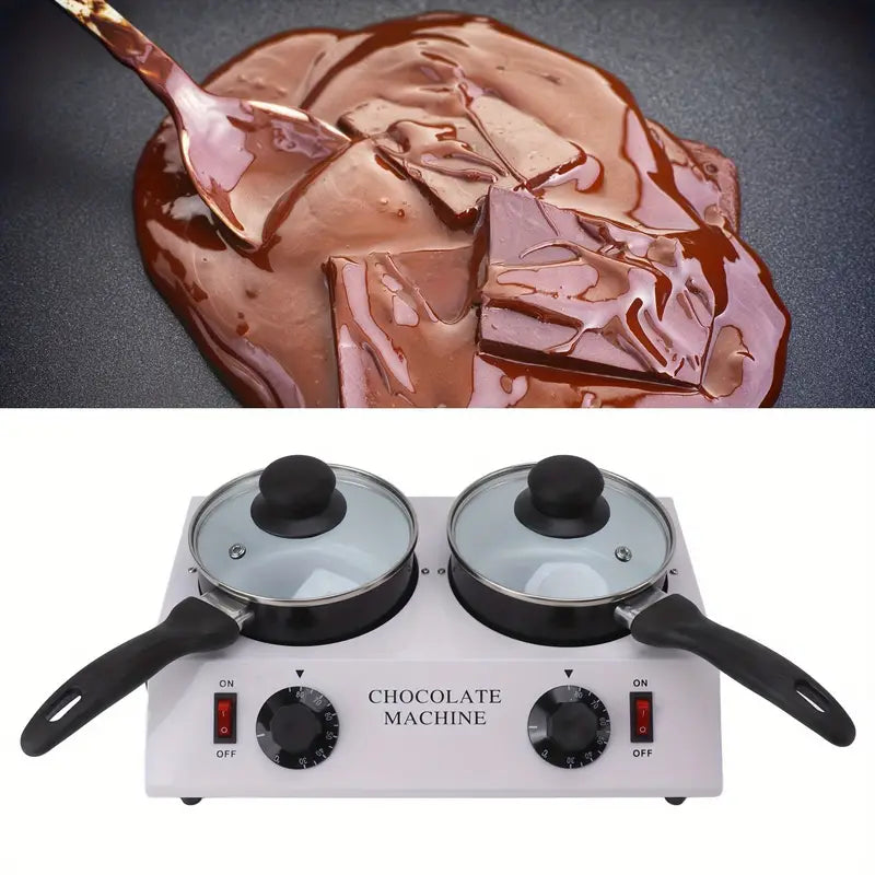2 Tanks Chocolate Melting Machine