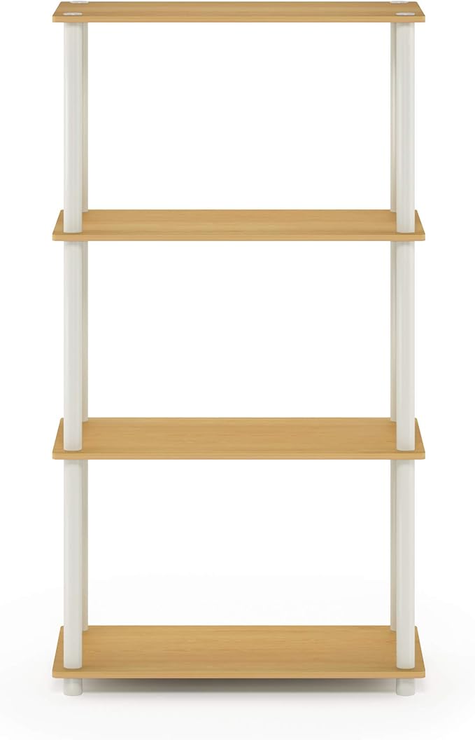 Furinno Turn-N-Tube 4-Tier Multipurpose Shelf Display Rack