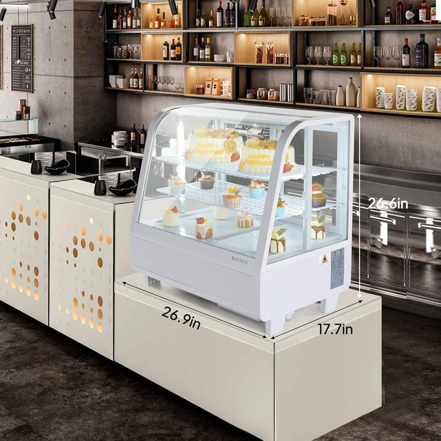 3.5 Cu.Ft Refrigerated Display Case