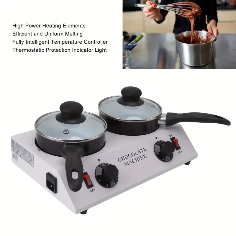 2 Tanks Chocolate Melting Machine