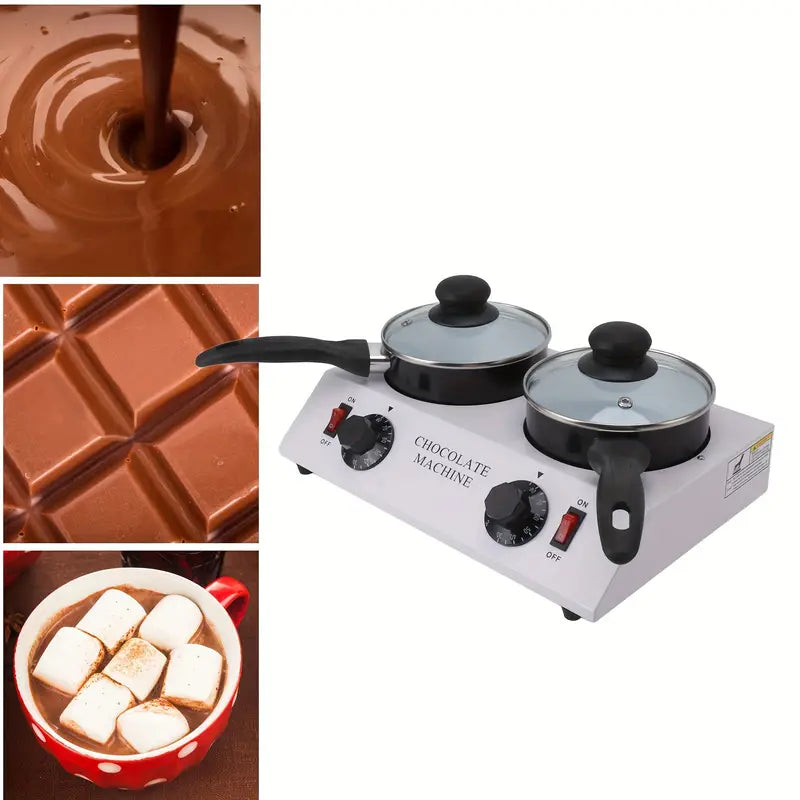2 Tanks Chocolate Melting Machine